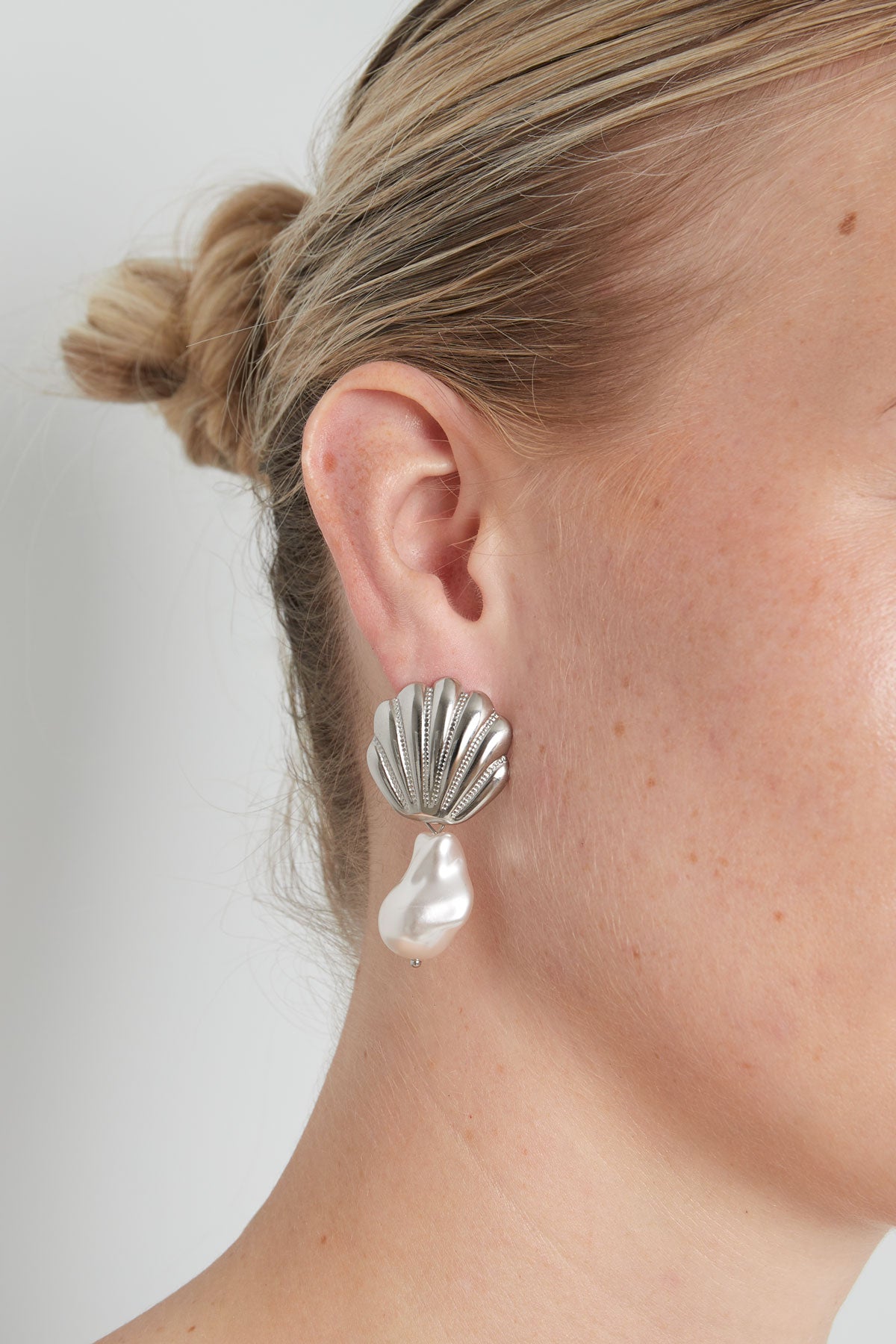 Shell belle oorbellen