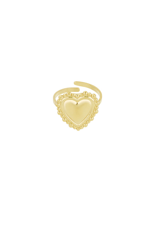 Big heart ring