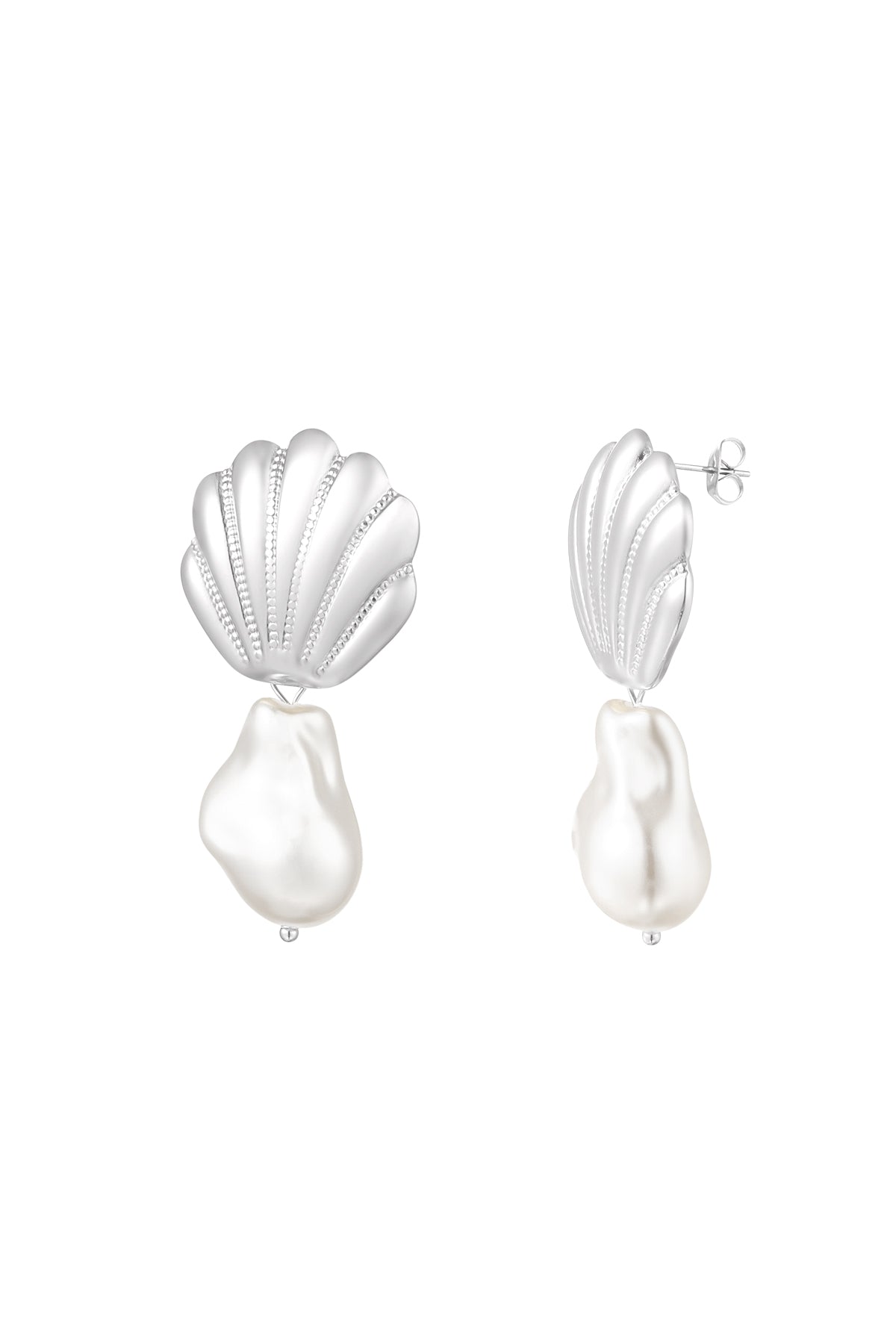Shell belle oorbellen