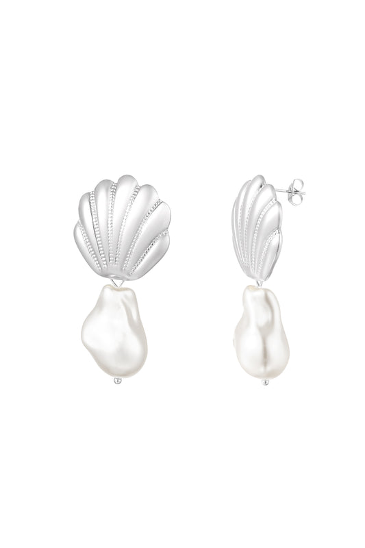 Shell belle oorbellen