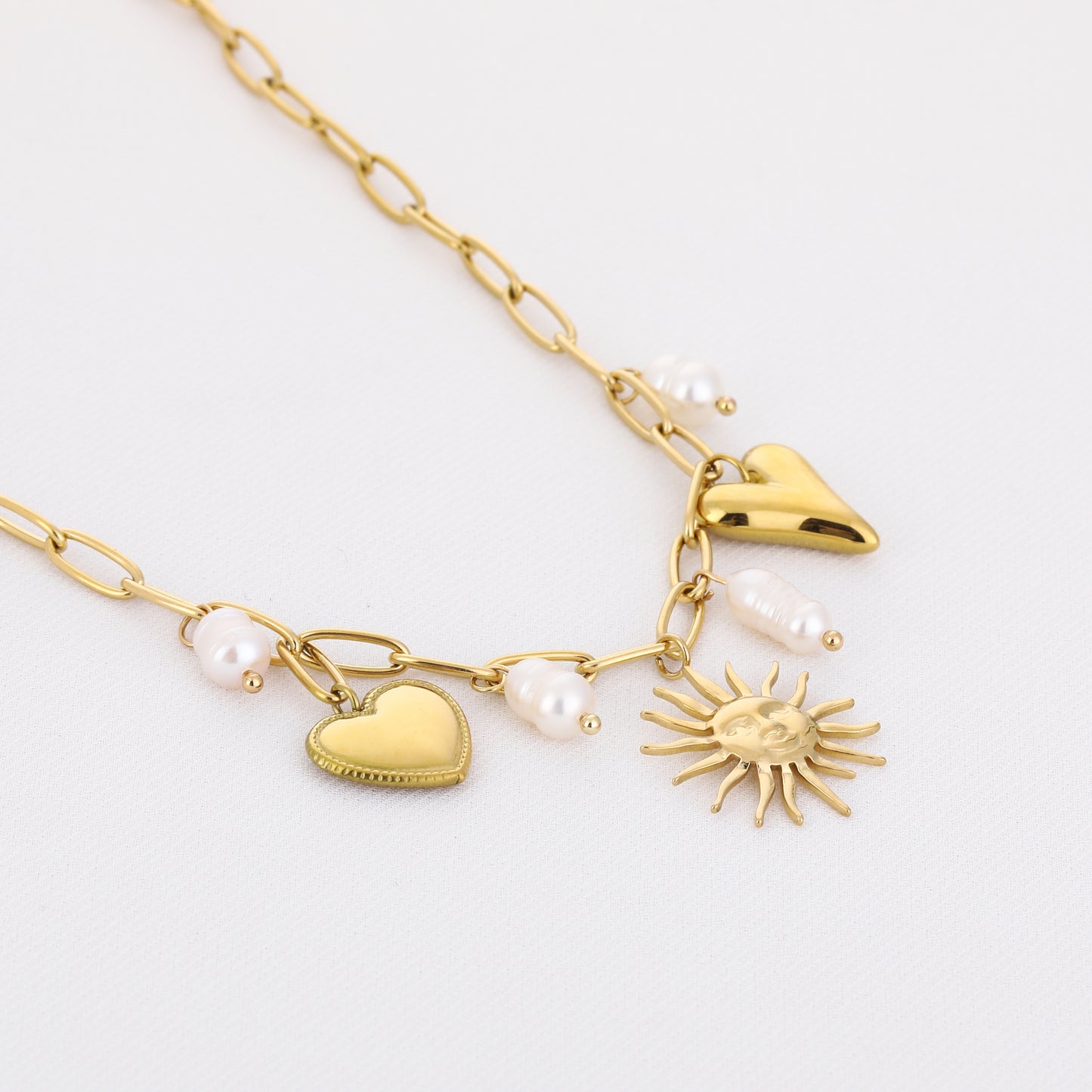 Sunny heart ketting