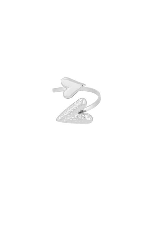 Dubbel heart ring